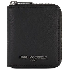 Karl Lagerfeld Men's Zip Logo Wallet