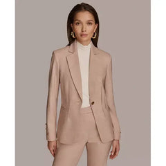 Women's Single-Button Jacket, Created by Macy's-Mink