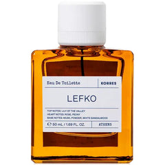KORRES Lefko Eau de Toilette, Refreshing Fragrance, 50ml