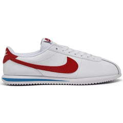 Nike Women's Classic Cortez Leather Casual Sneakers from Finish Line - White, Red