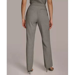 Women's Straight Leg Pants, Created by Macy's-Med heather Gray