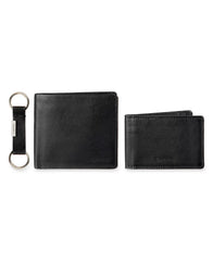 Calvin Klein Men's RFID Billfold Wallet with Removable Front Pocket Wallet and Key Fob, 3-Piece Set