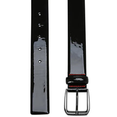 Hugo Boss Men's Logo-Engraved Belt - Black
