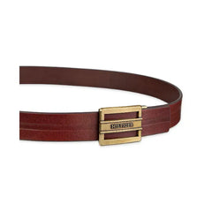 Tommy Hilfiger Men's Flex Stretch Cut Out Plaque Compression Buckle Belt