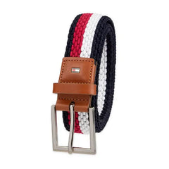 Tommy Hilfiger Men's Giftable Boxed Fully Adjustable Stretch Casual Braided Belt
