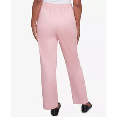 Alfred Dunner Women's Coming Up Roses Sateen Woven Short Length Pants