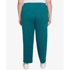 Alfred Dunner Plus Size French Quarter Soft Brushed Knit Average Length Pants