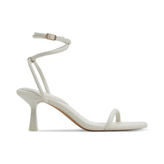 ALDO Women's Dime Strappy Dress Sandals, Elegant and Stylish Heels, White
