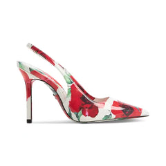 ALDO Women's Lovebloom Pointed Toe Slingback Pumps, Elegant Feminine Heels