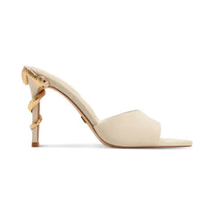 ALDO Womens Seashella Slip On Heeled Sandals, Stylish Open Toe Shoes for Women