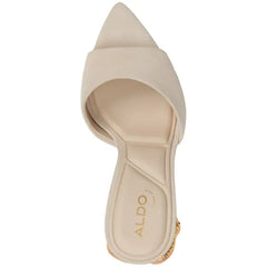 ALDO Womens Seashella Slip On Heeled Sandals, Stylish Open Toe Shoes for Women