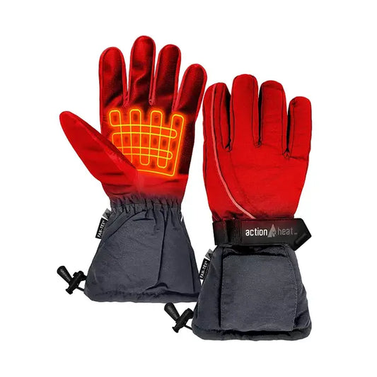 ActionHeat AA Battery Heated Snow Gloves for Women's, One Size
