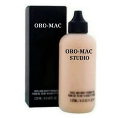 ORO-MAC Combo Studio Face And Body Foundation 120 ml ,Infallible Gel Primer,Studio Fix Concealer (24-Hour)-7 ML With Washable blender Sponge Set of-4