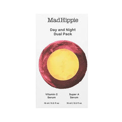 Mad Hippie Day & Night Dual Pack Vitamin C & Super A Serum 2 Bottles - 0.5 fl oz (15 ml)