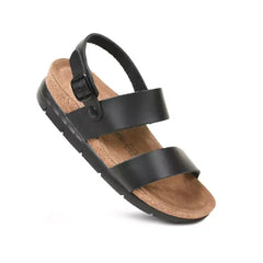 Aerothotic Tori Casual Non Slip Comfy Leather Platform Sandals, Stylish Everyday Footwear
