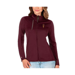 Antigua Women's Maroon/Graphite Arizona State Sun Devils Generation Full-Zip Jacket, Maroon