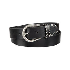 Levi's Women's Western Genuine Leather Contrast Stitch Belt