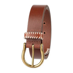 Levi's Women's Western Genuine Leather Contrast Stitch Belt