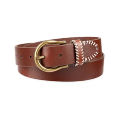 Levi's Women's Western Genuine Leather Contrast Stitch Belt