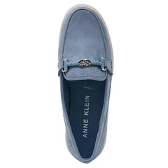 Anne Klein Women's Amara Chain Detail Slip On Loafers, Elegant Comfortable Stylish Flats