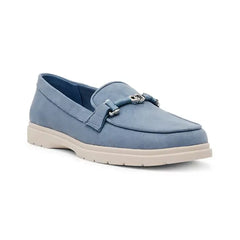 Anne Klein Women's Amara Chain Detail Slip On Loafers, Elegant Comfortable Stylish Flats