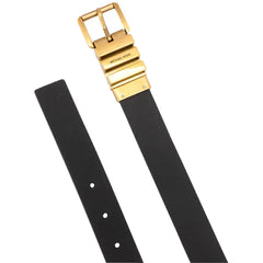 Michael Kors Women's 28mm Reversible Snake Belt - Black/white