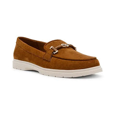 Anne Klein Women's Amara Chain Detail Slip On Loafers, Elegant Comfortable Stylish Flats