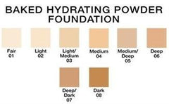 Jolie Cosmetics Baked Hydrating Powder Foundation- Ultra Smooth Velvety Finish (Light/Medium)