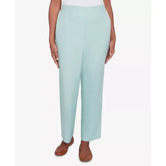 Alfred Dunner Petite Kensington Gardens Relaxed Linen Medium Length Pants