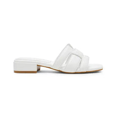 Anne Klein Womens Loyal Square Toe Slide Flat Sandals, Comfortable and Stylish Summer Footwear