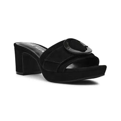 Anne Klein Womens Pepper Buckle Platform Block Heel Sandals, Comfortable Footwear for Casual or Dressy Looks