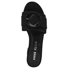 Anne Klein Womens Pepper Buckle Platform Block Heel Sandals, Comfortable Footwear for Casual or Dressy Looks