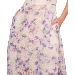 Adrianna Papell Women's Printed Embellished Strap Dress, Perfect for Special Occasions