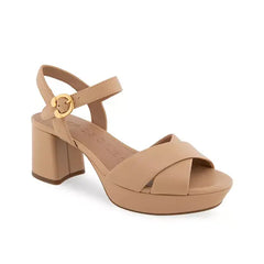 Aerosoles Women's Cosmos Buckle Heeled Sandals for Any Occasion