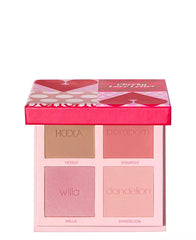 MACY's Cheeky Love Letter Face Palette ,Blush, Highlighter and Bronzer Trio for Sculpted Look