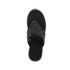 Aerosoles Womens Ivie Round Toe Wedge Sandals Modern Comfort Design