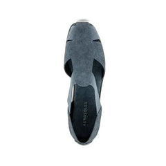 Aerosoles Women's 4Give Almond Toe Fisherman Flats, Stylish Comfortable Everyday Shoe, Denim Fabrics