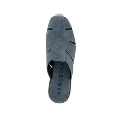 Aerosoles Womens 4Ever Almond Toe Flat Mule, Stylish Comfortable Footwear