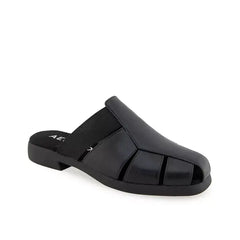 Aerosoles Womens 4Ever Almond Toe Flat Mule, Stylish Comfortable Footwear