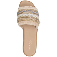 ALDO Women's Coralya Embellished Flat Sandals, Elegant Comfortable Stylish Flats