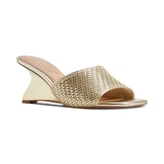 ALDO Womens Fiala Square Toe Sculpted Wedge Sandals, Stylish Comfortable Heels