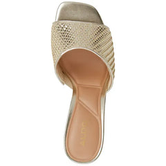 ALDO Womens Fiala Square Toe Sculpted Wedge Sandals, Stylish Comfortable Heels