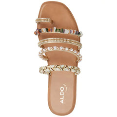ALDO Women's Lindya Embellished Strappy Flat Sandals, Stylish and Comfortable Footwear