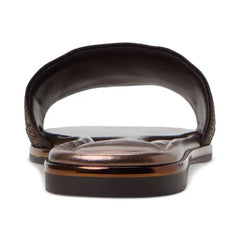 ALDO Women's Oceania Embroidered Slide Flat Sandals, Comfortable Stylish Flats