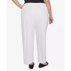 Alfred Dunner Plus Size Estate of Mind Estate Pull On Short Length Pants