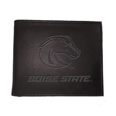 Evergreen Enterprises Men's Black Boise State Broncos Hybrid Bi-Fold Wallet