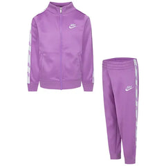 Nike Little Girls Logo-Taping Jacket & Pants, 2 Piece Set