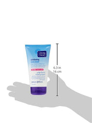 Clean & Clear Exfoliating Daily Wash, 2x150ml, Face Wash with Cleanser Natural Exfoliators, Exfoliate and Refresh Your Skin