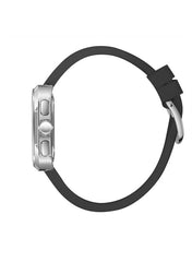 Lee Cooper Men's Watch, Multi Function Display and Silicone Strap - LC08012.361, Black