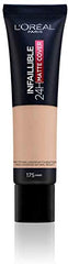 L'Oreal Infallible 24H Matte Cover Foundation - 175 Sand (30ml, 2 Pack)